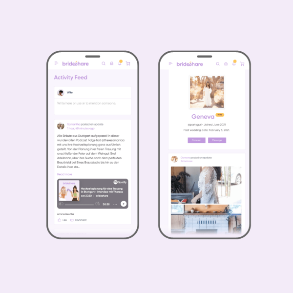 brideshare platforma mobil