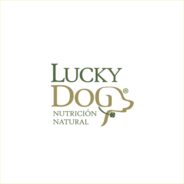 Diseño de identidad visual para Lucky Dog en versión vertical