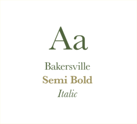 Detalles del diseño de carácteres (izq) y familia tipográfica (der) para la tipografía Baskerville